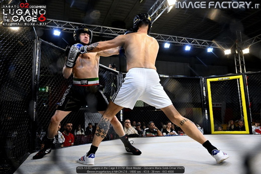 2023-12-02 Lugano in the Cage 6 01791 Boxe Master - Giovanni Maria Soldi-Omar Wicht
